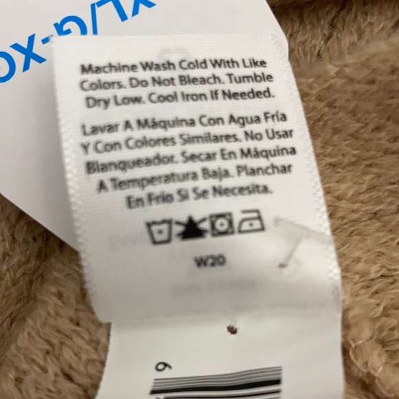 NWT Time and Tru Tan Poncho with Fringe Size L/XL - Picture 12 of 14